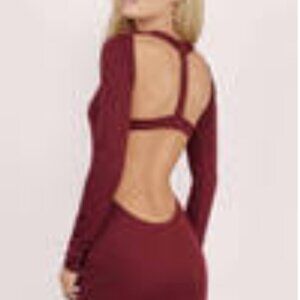 Tobi Illusion Backless Bodycon Dress - Size M